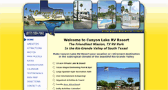 Desktop Screenshot of canyonlakervresort.com